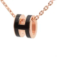 エルメス ミニポップH GD0275 ネックレス GP ゴールド