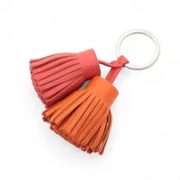 エルメス カルメン ウノドス チャーム アニョーミロ レッド×オレンジ