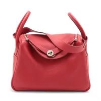 エルメス リンディ30 トリヨンクレマンス ルージュヴィフ シルバー金具 □P:2012年