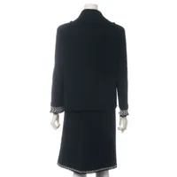 シャネル ココボタン カールラガーフェルド 04AW ウール セットアップ