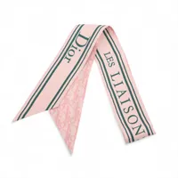 ディオール ミッツァ スカーフ シルク ピンク 62DAN106I683