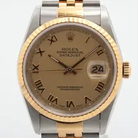 ロレックス デイトジャスト36 16233 SS×YG SS×YG AT シャンパン文字盤 あまりごま5
