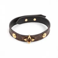 ヴィトン M6534 ブラスレブルーミング BC2283 ブレスレット GP×PVC ゴールド×ブラウン