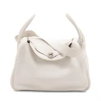 エルメス リンディ34 トリヨンクレマンス ホワイト シルバー金具 □L:2008年