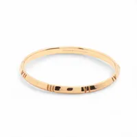 ティファニー アトラス X クローズド ナロー ブレスレット 750(PG) 35.8g