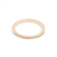 アガット ダイヤ リング K10(YG) 0.7g 0.05