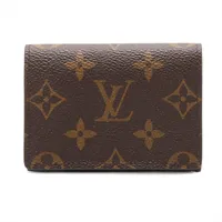 ヴィトン モノグラム アンヴェロップカルトドゥヴィジット M63801 ブラウン カードケース RFID反応あり