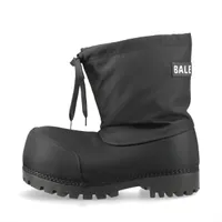 バレンシアガ アラスカ ファブリック ブーツ 41/42 メンズ ブラック バックロゴ スキーウェア 履きシワ有 袋付