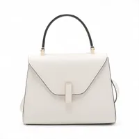 ヴァレクストラ イジィデミニ レザー 2WAYハンドバッグ グレー