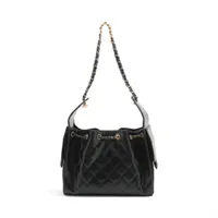 シャネル シャネル25 スモール シャイニーカーフスキン チェーン 