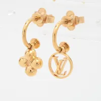 ヴィトン M64859 ブックル ドレイユ ブルーミング ピアス(両耳用) GP ゴールド