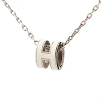 エルメス ミニポップH ネックレス GP シルバー