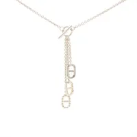 エルメス シェーヌダンクル パラードPM 2019 ネックレス 925 23.0g シルバー