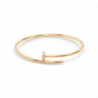 カルティエ ジュストアンクル SM ダイヤ ブレスレット 750(PG) 9.4g 16