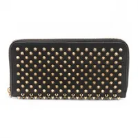 バレンシアガ エッセンシャル 519641 レザー ラウンドジップウォレット