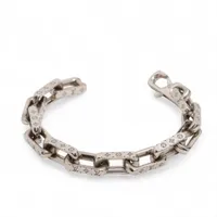 ヴィトン M64223 ブレスレット チェーンモノグラム US0199 ブレスレット メタル シルバー