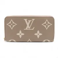 ヴィトン バイカラーモノグラムアンプラント ジッピーウォレット M69794 トゥルトレールクレーム ラウンドジップウォレット RFID反応あり