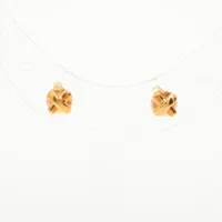 ティファニー クロスステッチ ピアス 750(YG) 1.4g