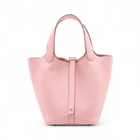 エルメス ピコタンロック18 PM トリヨンクレマンス ローズサクラ シルバー金具 K:2025年