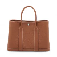 エルメス ガーデンパーティ30 TPM ネゴンダ ゴールド シルバー金具 K:2025年