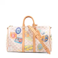 ヴィトン フライトモード キーポル バンドリエール45 - ベージュ RFID反応あり M14736