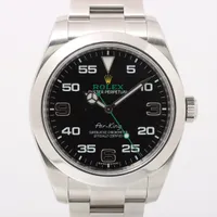 ロレックス エアキング 116900 SS SS AT ブラック文字盤
