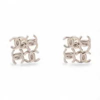 シャネル ココマーク A24B ピアス(両耳用) GP シルバー