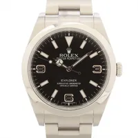 ロレックス エクスプローラーⅠ 214270 SS SS AT ブラック文字盤