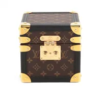 ヴィトン GI0267 ボワット ア ムジーク VB1108 オルゴール PVC×レザー ブラウン