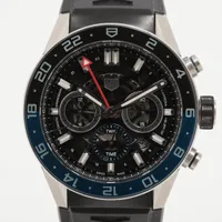 タグホイヤー カレラ ホイヤー02 CBG2A1Z SS SS×ラバー AT スケルトン文字盤