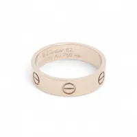 カルティエ ラブ リング 750(WG) 7.2g 62