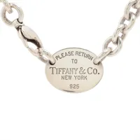 ティファニー リターントゥティファニー オーバルタグ ネックレス 925 51.8g シルバー