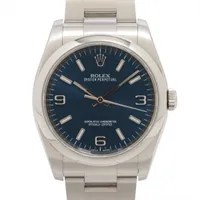 ロレックス オイスターパーペチュアル36 116000 SS SS AT ブルー文字盤