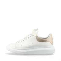 アレキサンダーマックイーン クロコ型押し×レザー スニーカー 41 メンズ ホワイト 727392 シワ有 替え紐あり