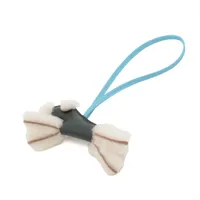 エルメス バディチャーム K刻印：2025 チャーム アニョーミロ×メリノウール ダークグリーン ヴェールマングローブ×セレステ