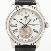 フレデリックコンスタント ハートビート SS SS×革 AT ホワイト文字盤 世界限定1888本 FC-938WR4H6