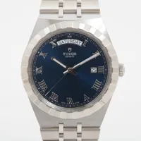 チュードル ロイヤル 28600 SS SS AT ブルー文字盤