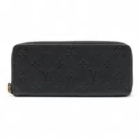 ヴィトン アンプラント ポルトフォイユクレマンス M60171 ノワール ラウンドジップウォレット