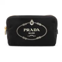 プラダ カナパ 1NA693 キャンバス ポーチ ブラック