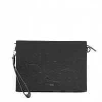 ディオール グラビティ レザー クラッチバッグ ブラック