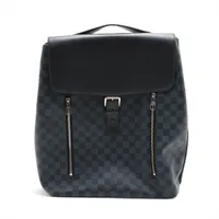 ヴィトン ダミエ  コバルト ニューポートバックパック N41586 ネイビーxブラック