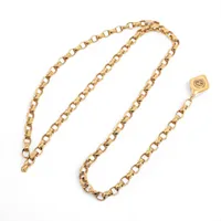 シャネル ココマーク マトラッセ 25 チェーンベルト GP ゴールド