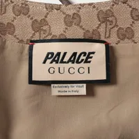 Gucci x Palace Cotton & Polyester Skirt 40 Ladies' Brown x beige