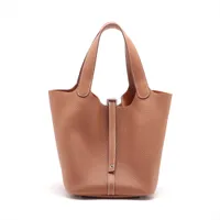 エルメス ピコタンロック22 MM トリヨンクレマンス ゴールド シルバー金具 W:2024年