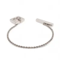 トムウッド ブレスレット 925 18.3g シルバー クスエア ロープ