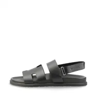 エルメス ジニアス ラバー サンダル 42 メンズ ブラック 231695ZH 袋 箱あり スレ有