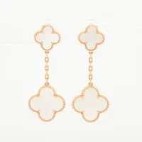 ヴァンクリーフ&アーペル マジックアルハンブラ シェル ピアス 750(PG) 14.6g VCARP3SJ00