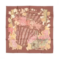 エルメス カレ90 Au Son du Tam Tam タムタムの音に合わせて スカーフ