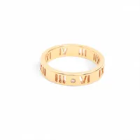 ティファニー ピアスド アトラス 4P ダイヤ リング 750(PG) 3.1g