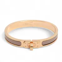 エルメス ミニクリックケリー バングル GP ゴールド×マロングラッセ